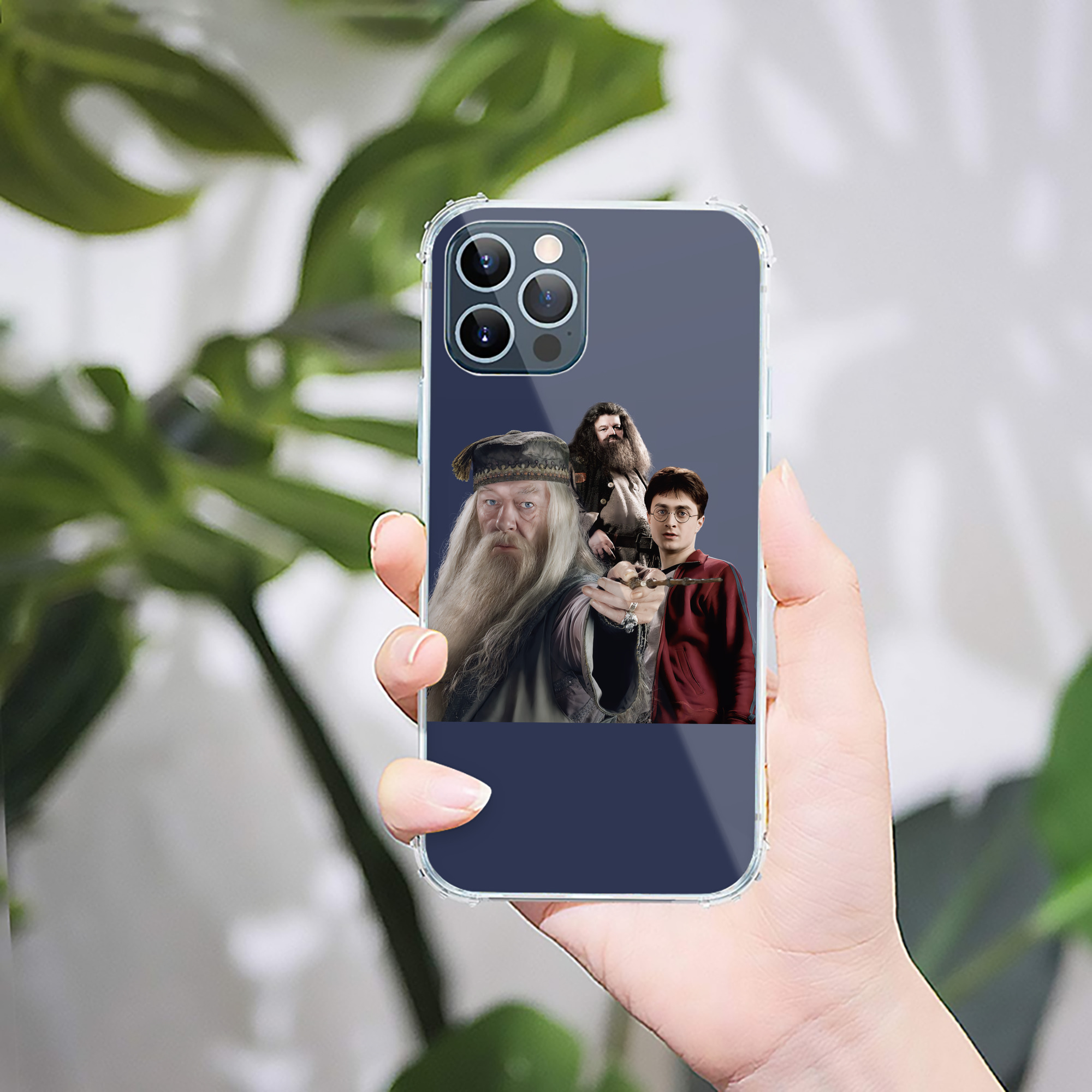 （画像用） Harry Potter ハリー・ポッターシリーズ 【iPhone 12シリーズ対応】透明スマホケース（クリアソフトケース）